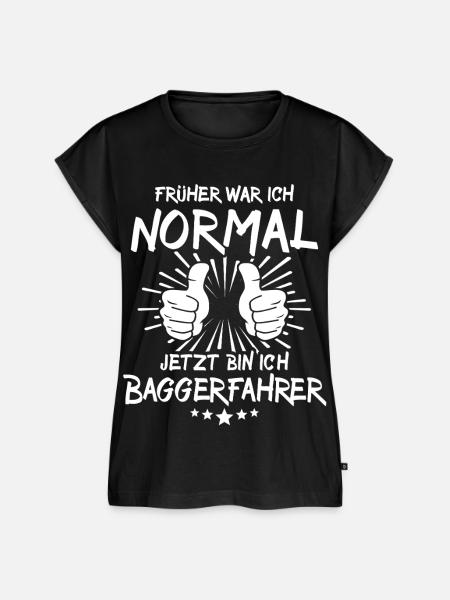 Baggerfahrer - Frauen Premium Bio Top - Schwarz