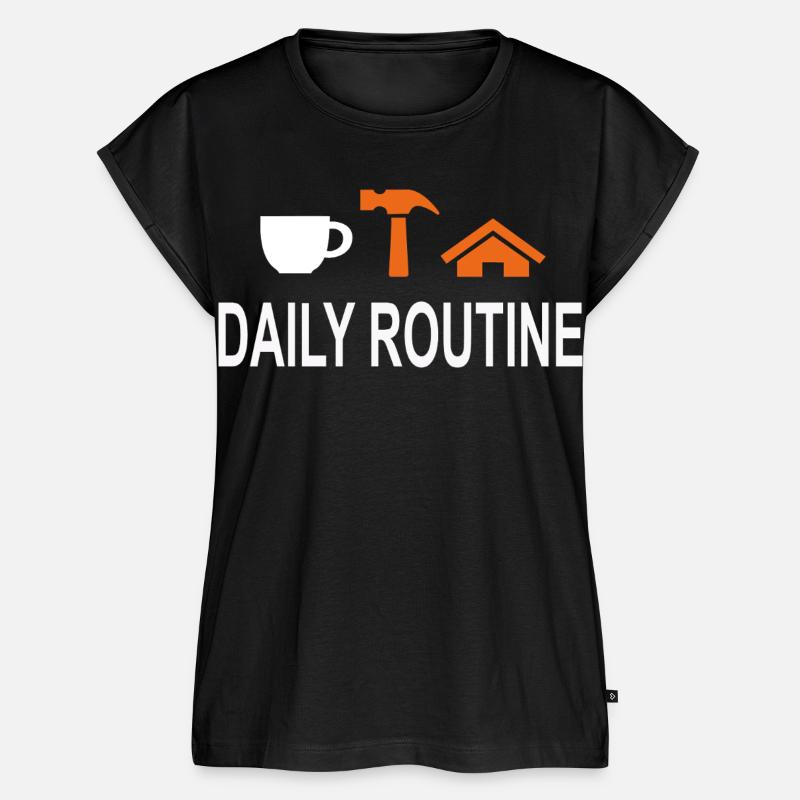 Daily Routine, Daily Routine, Work Can Wait - Women’s Premium Organic Top - black