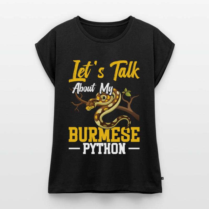 Propriétaire de python birman, terriarium de serpent, cacher un python Haut bio Premium Femme