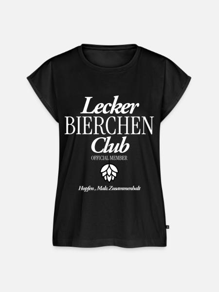 Lecker Bierchen CLub - Frauen Premium Bio Top - Schwarz