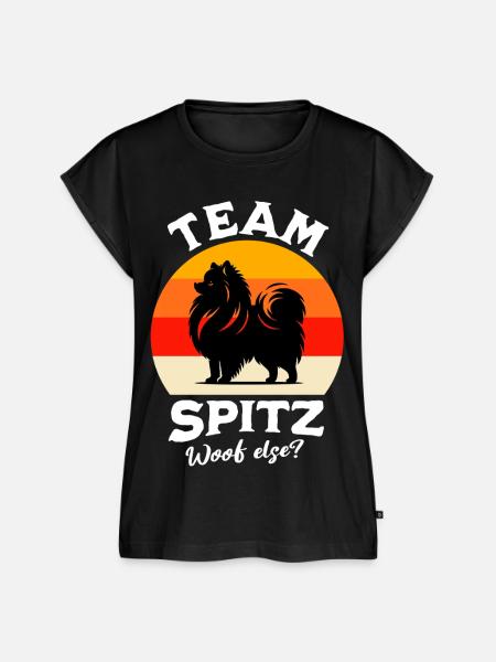 Team Spitz - Frauen Premium Bio Top - Schwarz
