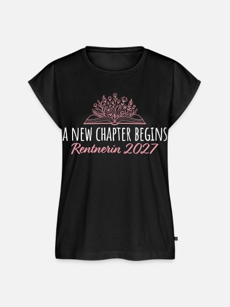 Rentnerin 2027 Neues Kapitel Rente - Frauen Premium Bio Top - Schwarz