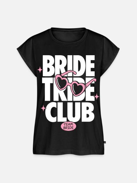 Bride Tribe Club Team Bride - Frauen Premium Bio Top - Schwarz