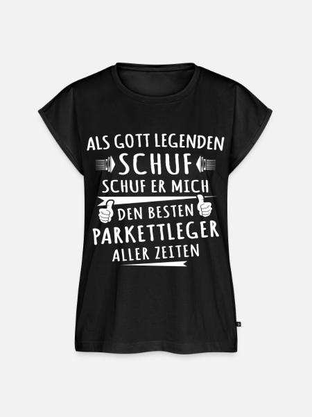 Parkettleger - Frauen Premium Bio Top - Schwarz