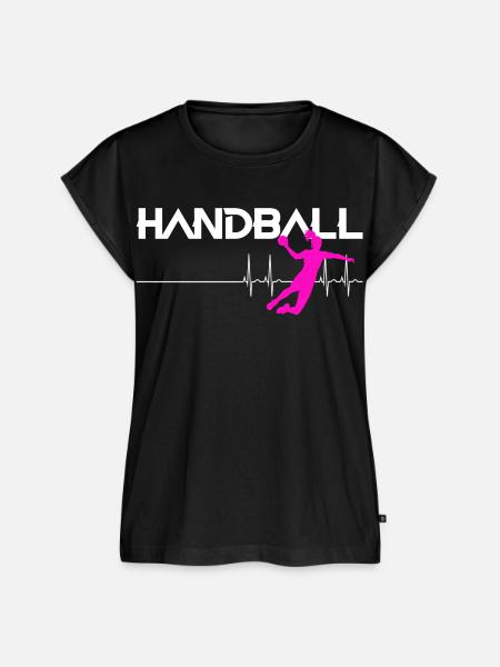 Handball - Frauen Premium Bio Top - Schwarz