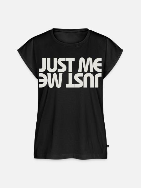 Nur ich - Frauen Premium Bio Top - Schwarz