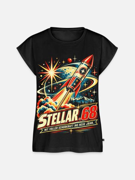 Feuerwerk Rakete Silvester - Frauen Premium Bio Top - Schwarz