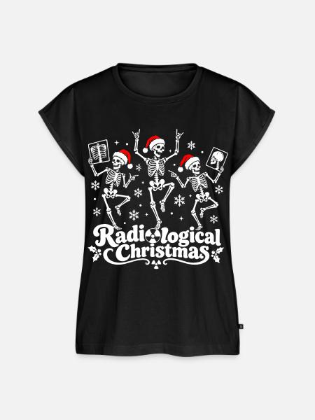 Radiological Xmas - Frauen Premium Bio Top - Schwarz