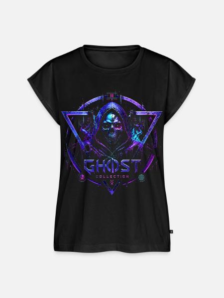 Geister-Neon-Triade – Horror – Halloween - Frauen Premium Bio Top - Schwarz