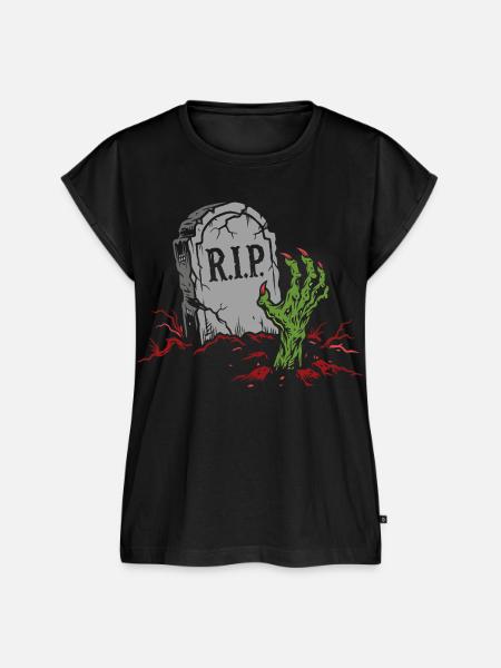 Zombie Hand - Frauen Premium Bio Top - Schwarz