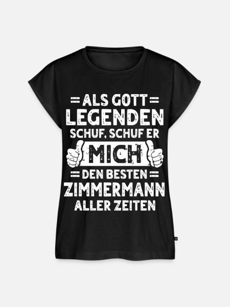 Zimmermann - Frauen Premium Bio Top - Schwarz