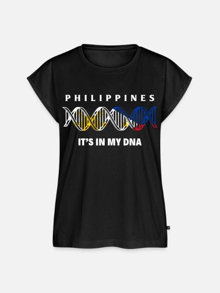Philippinen - Frauen Premium Bio Top - Schwarz
