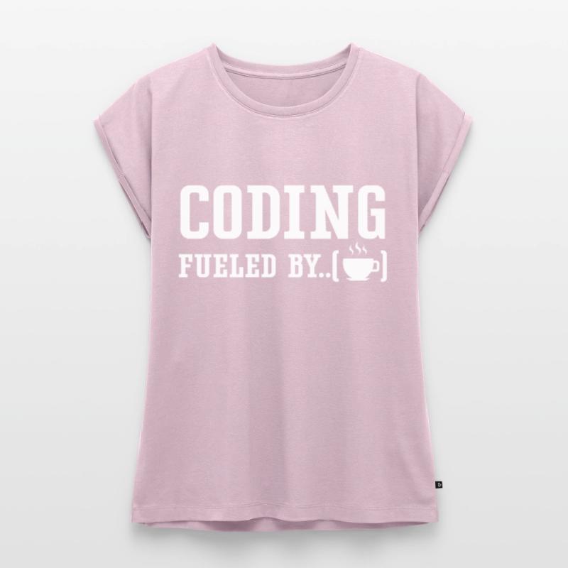 Programming Powered by Caffeine Coding Women’s Premium Organic Top