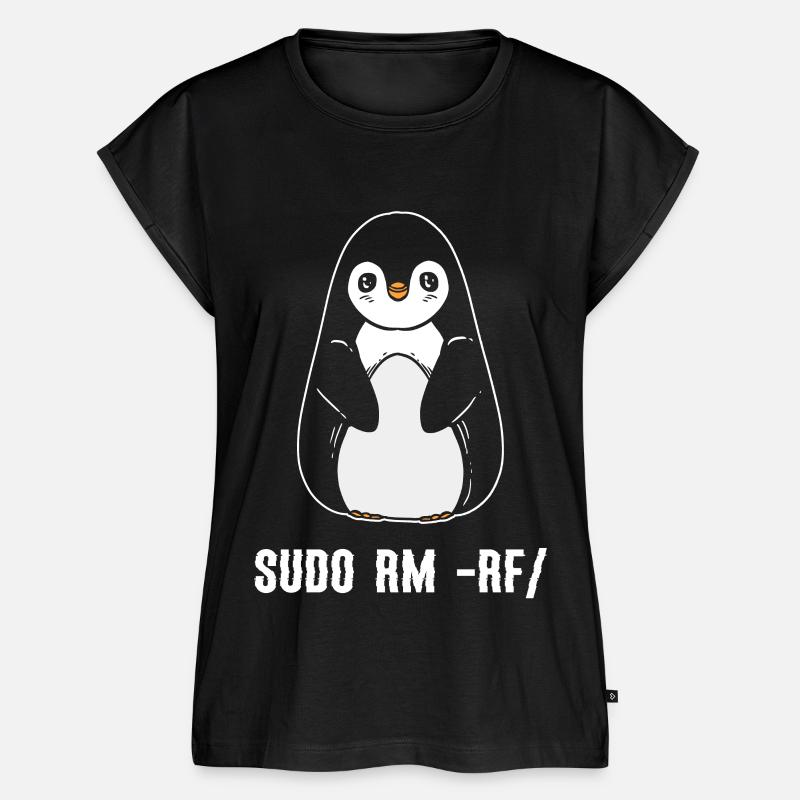 sudo rm rf / Programmeur informatique Linux - Haut bio Premium Femme - noir