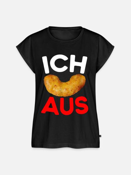 Ich Flip aus Erdnussflip - Frauen Premium Bio Top - Schwarz