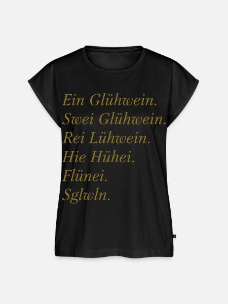 Glühwein-Abend - Frauen Premium Bio Top - Schwarz