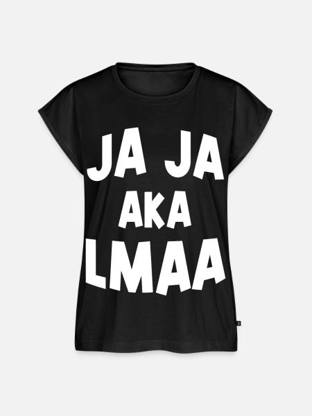 Ja Ja aka LMAA - Frauen Premium Bio Top - Schwarz