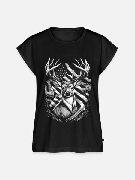 Jäger & Jägerinnen - Frauen Premium Bio Top - Schwarz