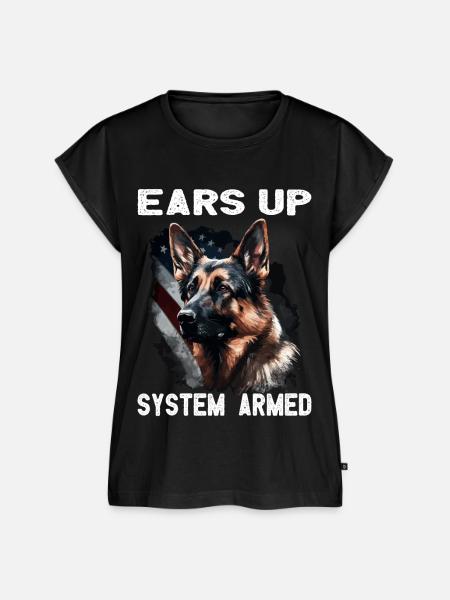 Schäferhund - Deutscher Schäferhund Hundebesitzer - Frauen Premium Bio Top - Schwarz