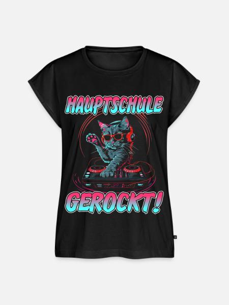 Abschlussklasse | Quali | Hauptschule gerockt - Frauen Premium Bio Top - Schwarz