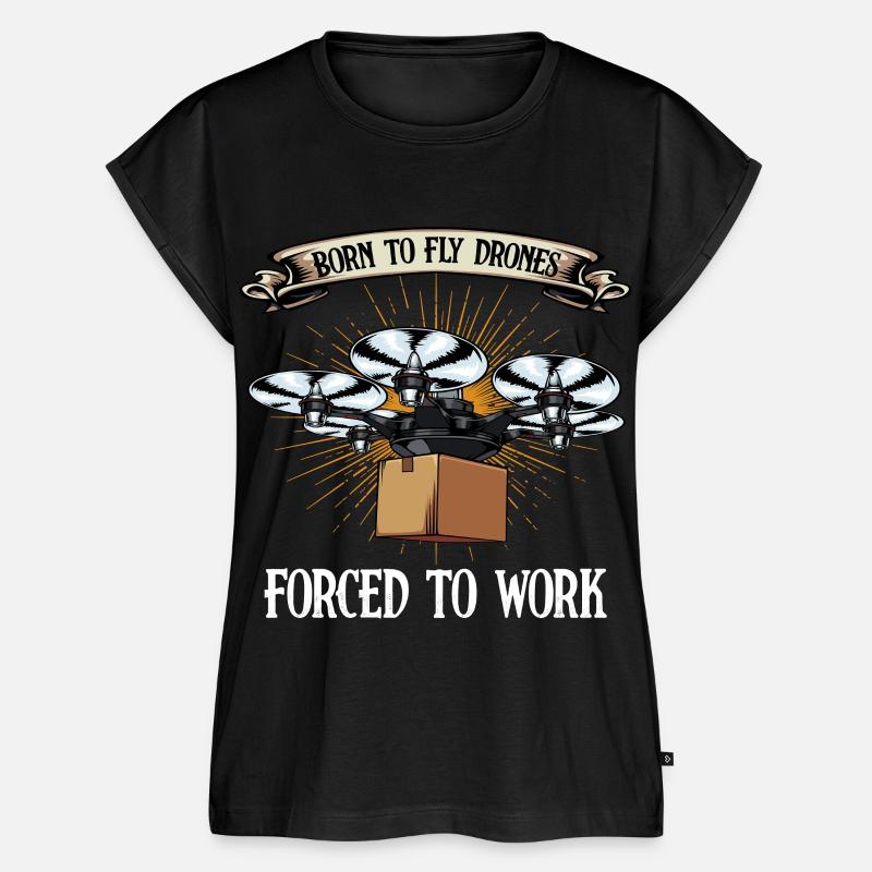 drones - Women’s Premium Organic Top - black