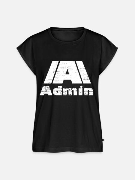 Admin - Frauen Premium Bio Top - Schwarz
