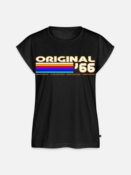 1966 - Frauen Premium Bio Top - Schwarz