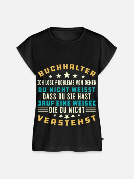 Buchhalter Buchhalter Buchhaltung - Frauen Premium Bio Top - Schwarz