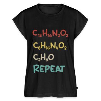 Chemiker Chemie Chemikant Chemielaborant - Frauen Premium Bio Top - Schwarz - Vorne - AI Model Female 172 light (172cm)
