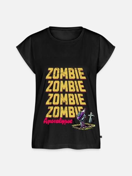 Zombie Apocalypse - Halloween - Frauen Premium Bio Top - Schwarz