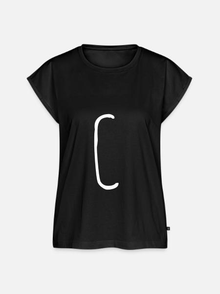 c - Frauen Premium Bio Top - Schwarz