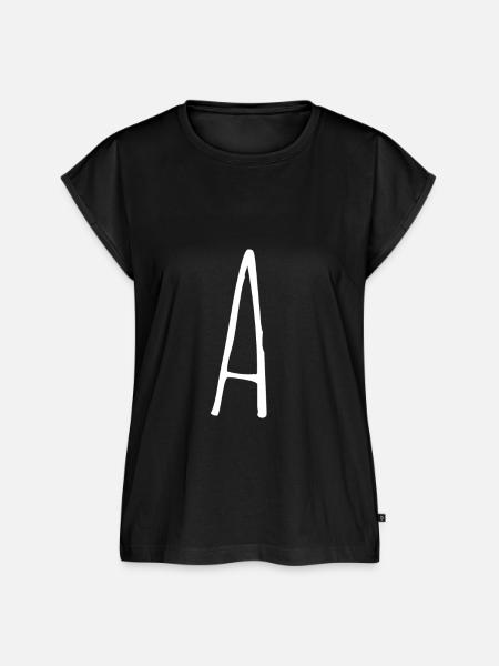 A - Frauen Premium Bio Top - Schwarz