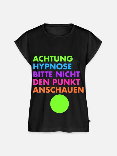 Hypnose Flirt Humor - Frauen Premium Bio Top - Schwarz