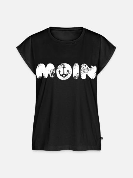 Moin - Frauen Premium Bio Top - Schwarz