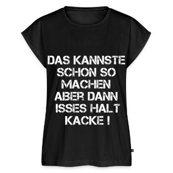 Das kannste schon so machen... - Frauen Premium Bio Top - Schwarz - Vorne - AI Model Female 172 light (172cm)