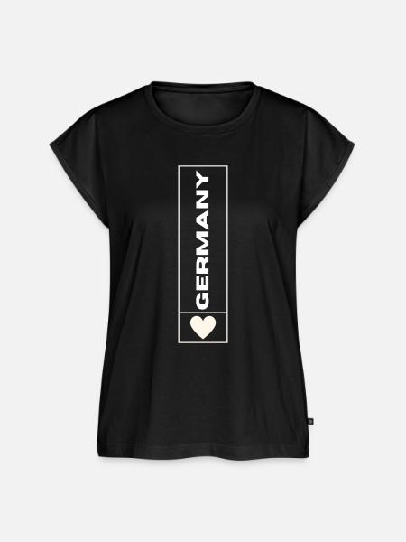 Germany - Frauen Premium Bio Top - Schwarz