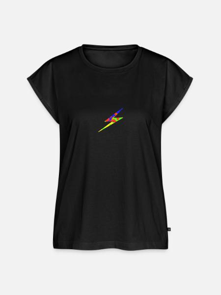 Blitz - Frauen Premium Bio Top - Schwarz