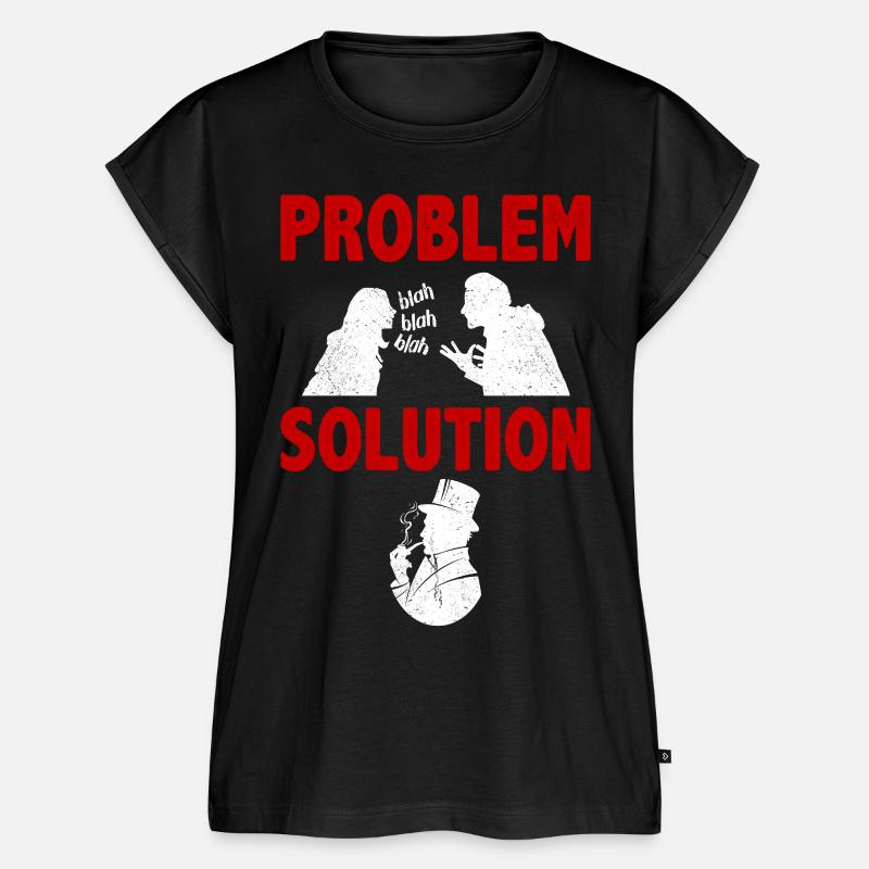 Pipe Smoking Tobacco Problem Solution Hobby - Frauen Premium Bio Top - Schwarz