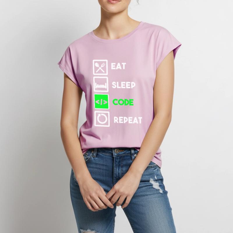 Programmeur Code Informatique Codeur Programmation Haut bio Premium Femme