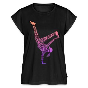 Breakdancing Breakdancer Frauen Mädchen Breakdance - Frauen Premium Bio Top - Schwarz - Vorne - AI Model Female 172 light (172cm)
