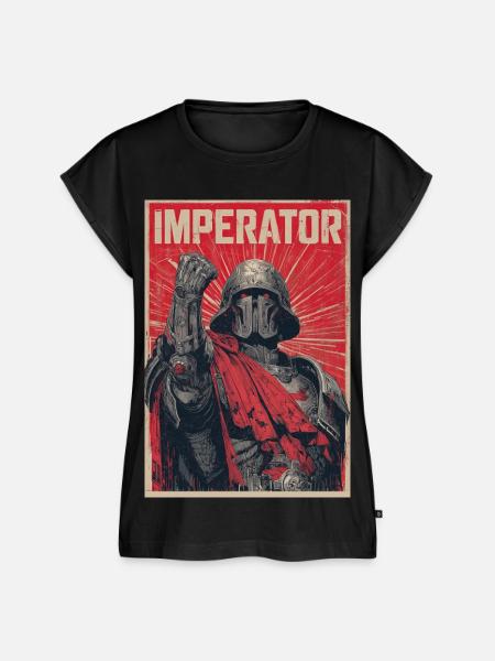 Imperator Krieger Poster - Frauen Premium Bio Top - Schwarz