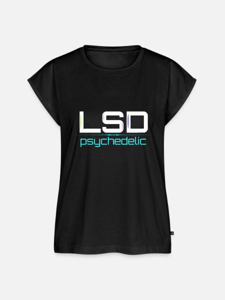 lsd psychedelic - Frauen Premium Bio Top - Schwarz