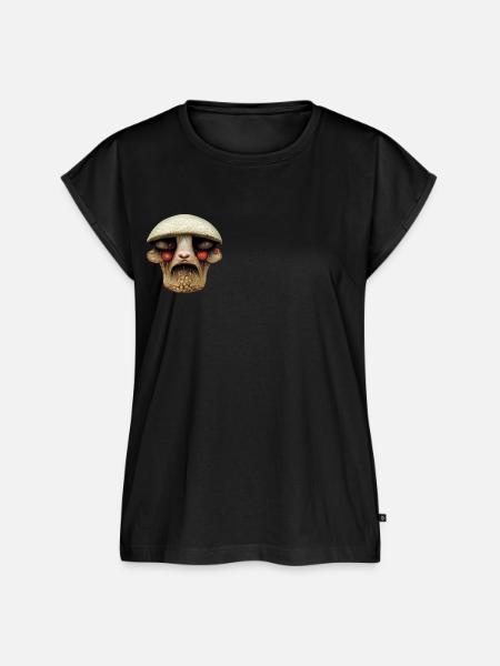 Goatshroom - Frauen Premium Bio Top - Schwarz
