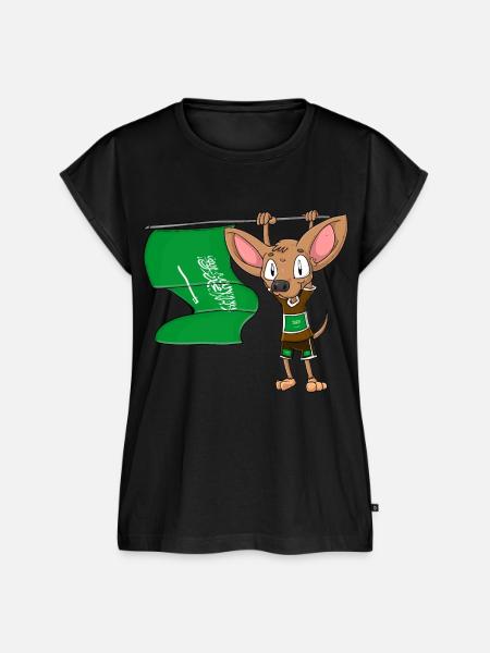 Saudi Arabien Chihuahua - Frauen Premium Bio Top - Schwarz