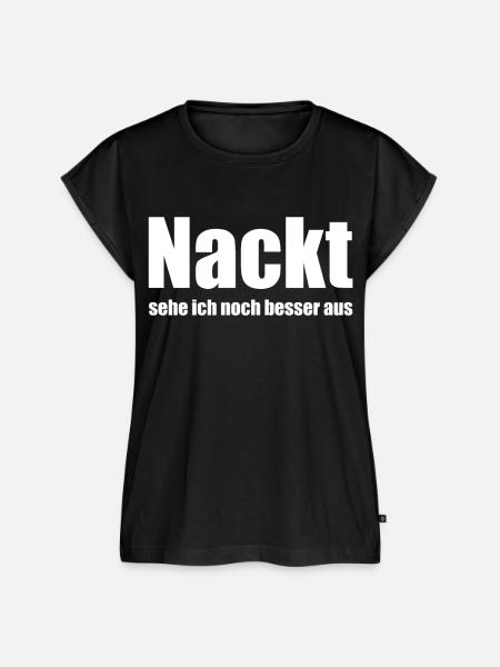 lustiger Spruch - Frauen Premium Bio Top - Schwarz