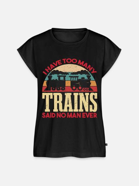 Modellbahn Sammler Eisenbahn - Frauen Premium Bio Top - Schwarz