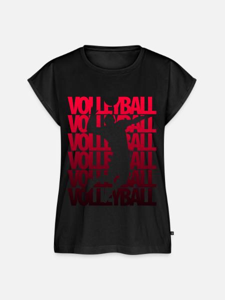 Volleyball - Frauen Premium Bio Top - Schwarz