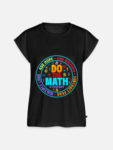 Mathe - Frauen Premium Bio Top - Schwarz