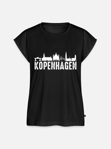 Kopenhagen - Frauen Premium Bio Top - Schwarz