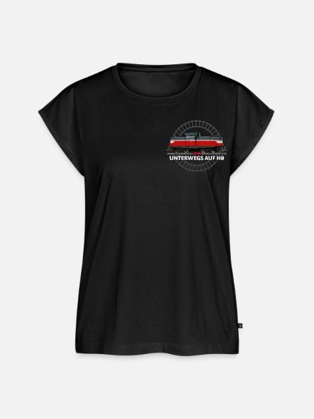 Märklin Unterwegs Auf H0 - Frauen Premium Bio Top - Schwarz